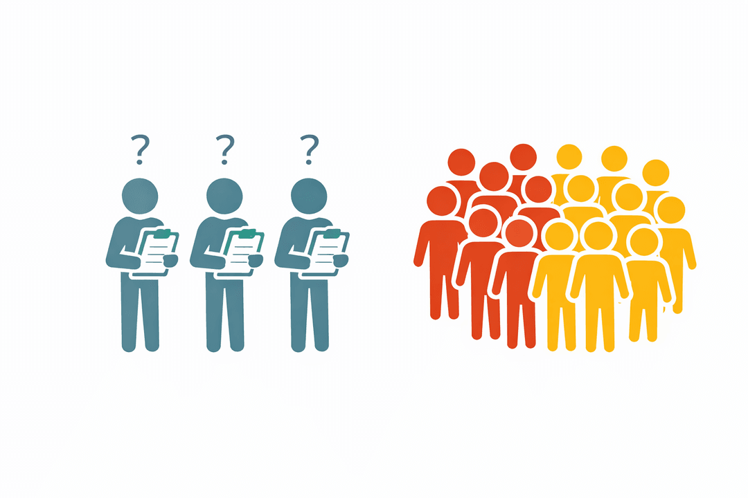 Interviewers before picking interviewees